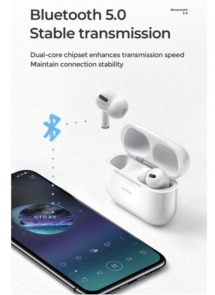 Generic - JR-T03S Pro TWS In-Ear Earphones Wireless Earbuds With Replacement Eartips Standard Version White - Image 1