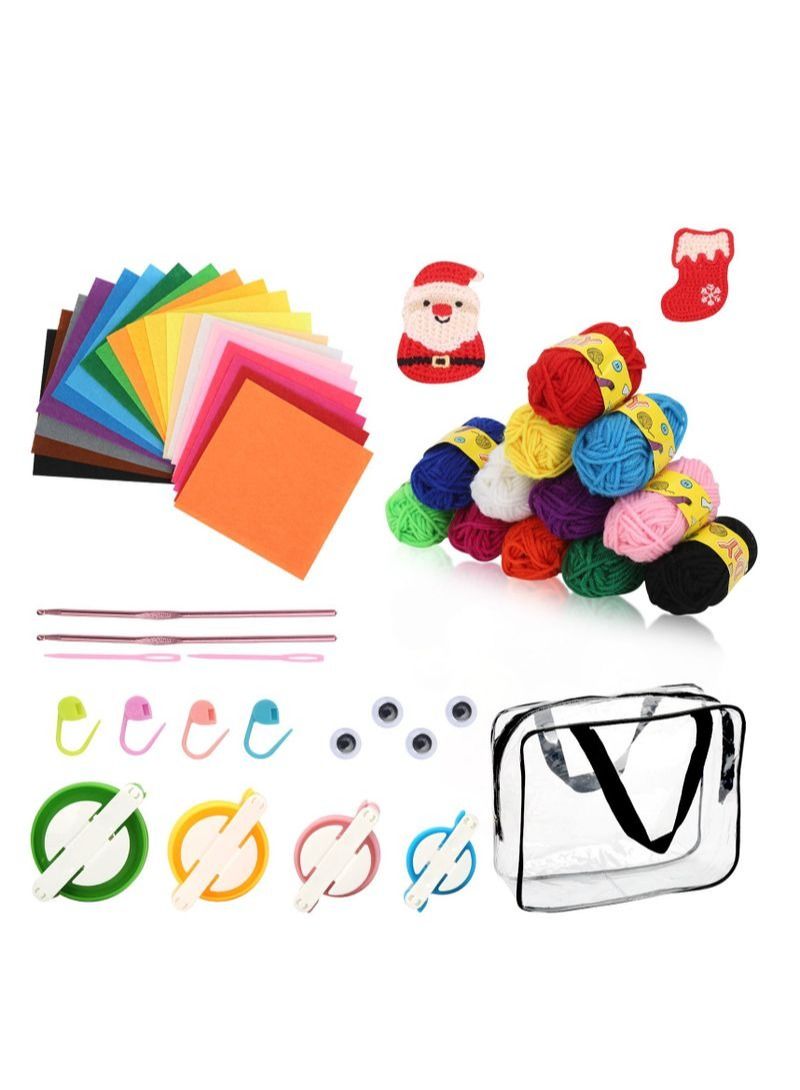 NIBEMINENT 261Pcs DIY Hand Knitting Set - Image 1