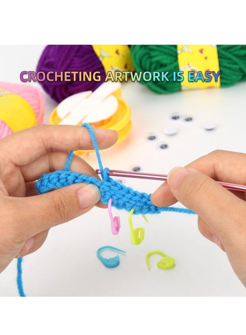 NIBEMINENT 261Pcs DIY Hand Knitting Set - Image 4