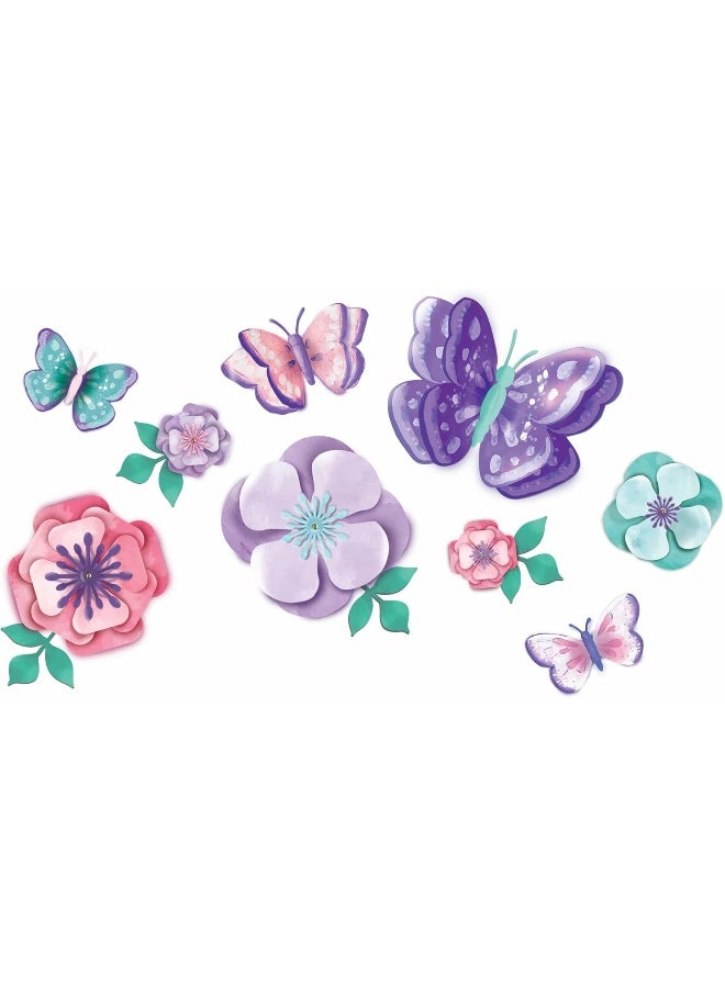 Amscan Flutter Floral Wall Decoration