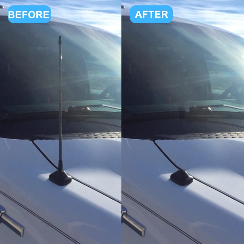KSaAuto Antenna Delete Cap for Ford F150 2009-2026, Ford F250 F350 Bronco F-150 Accessories Antenna Base Cover, Not for 2025 Bronco - Image 4