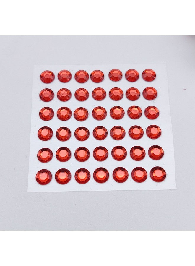 Explosions DIY Acrylic Diamond Sticker Photo Frame Decorative Sticker Accessories Material Closed Bag Water Drops Love Piece-Specifications Support Image Upload:42 8MM Round Drills-big Red - Image 1