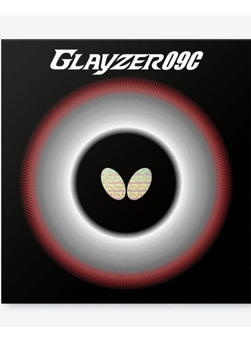 باترفلاي مطاط تنس طاولة احترافي Butterfly Glayzer 09C أحمر (2.1 مم) - Image 1