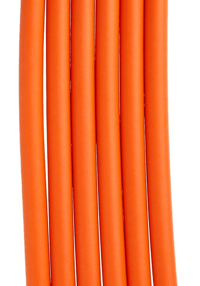 Diane Twist-Flex Rods in Orange - 5/8" Curling Rods for Hair Styling - Image 1