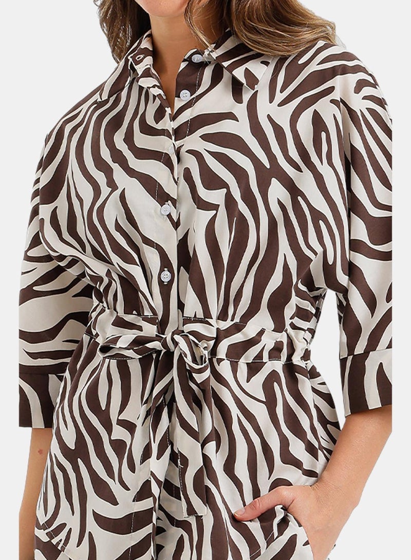 Carina Zebra-Print Lounge Set - Image 5