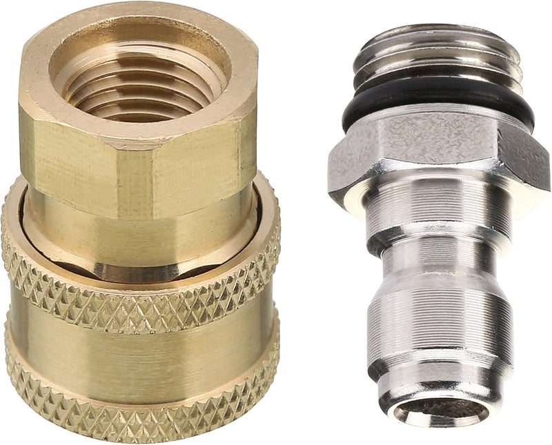 M MINGLE Pressure Washer Adapter Set, 1/4 Inch Quick Disconnect Kit, 5000 PSI - Image 3