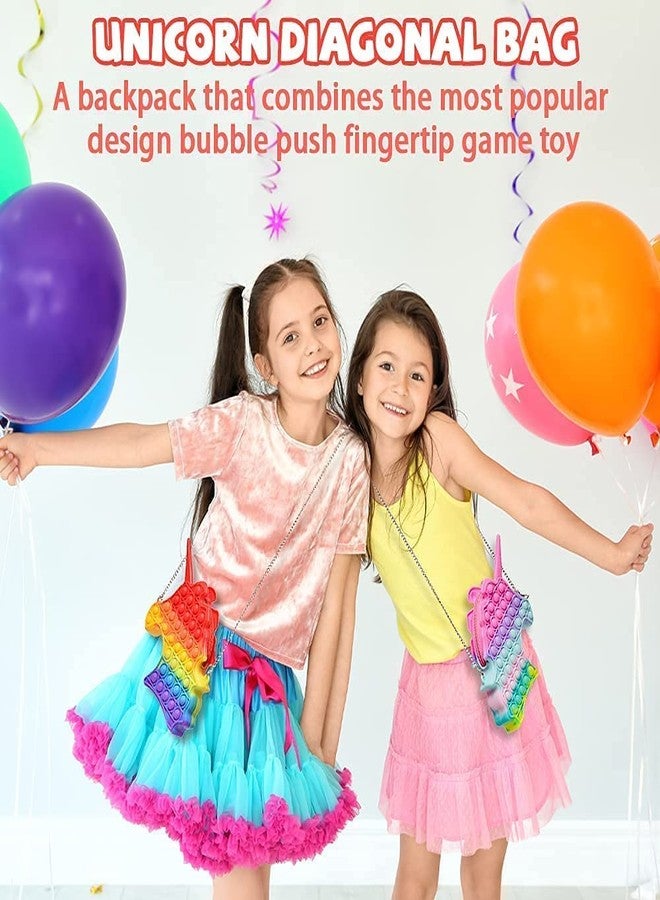 CLAPONE 2 in 1 Purse Push Popper Bubbles Sensory Simple Stationary Bag Poppet Pencil Case Fidget Toys (Big Pouch) (Multicolors) - Image 5