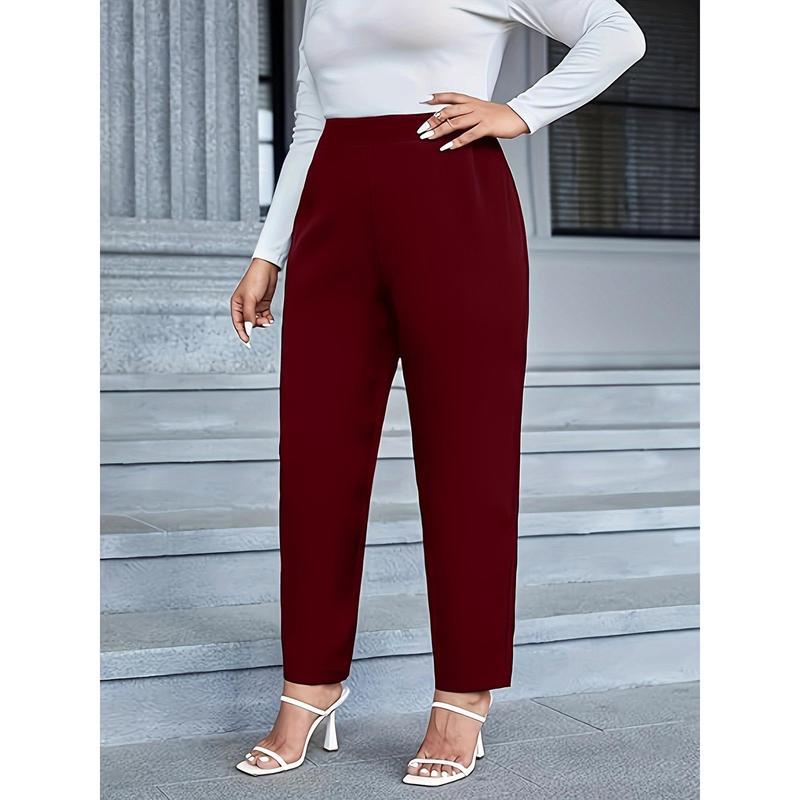 I5126 Dropshipping New Fashion Elegant Plus-Size Women'S Elastic Pants Warm - Image 5