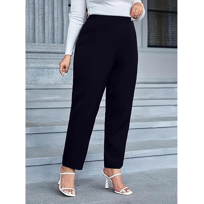 I5126 Dropshipping New Fashion Elegant Plus-Size Women'S Elastic Pants Warm - Image 1