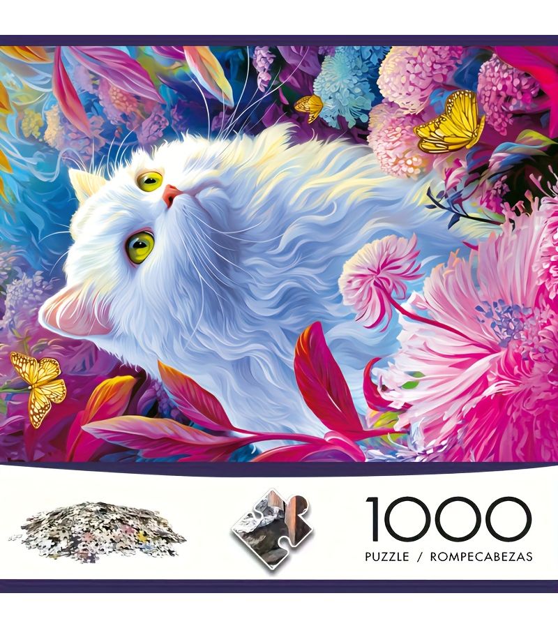 Sailing at Night Mini Puzzle 1000pc High Difficulty Durable Thick Paper Frameless Decorative Painting Gift - Image 5