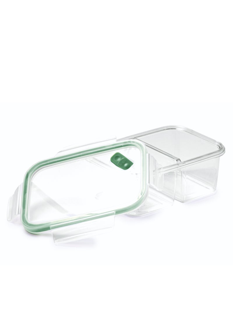 Tritan Renew Airtight Rectangular Lunch Box with two Compartments 800 ml | food storage Box | Airtight Lunch Box | BPA Free | Made in Italy - pzsku/ZB943761389AD9DB3ADA7Z/45/_/1698478662/d8d6b509-c686-44df-a2e9-e9be9de1b74a