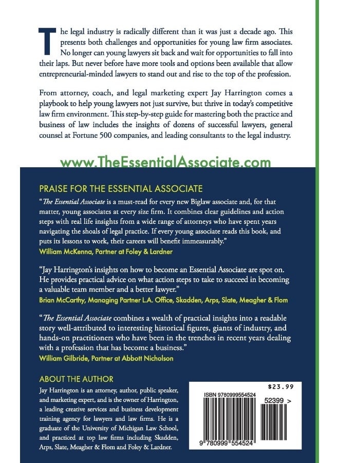 The Essential Associate: Step Up, Stand Out, and Rise to the Top as a Young Lawyer - Image 2