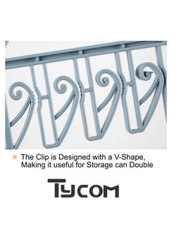 TYCOM Plastic Laundry Dryer Hanger Clips, Perfect for Socks, Underwear, Modern Nappies, Baby and Small Clothes, Durable Sturdy Grip Slip Resistant Drying Clothesline Pegs - Pink  - Image 4