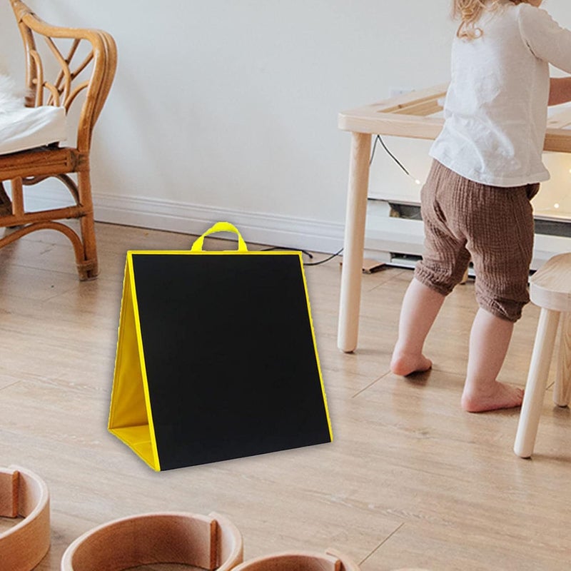 klarako Foldable Kids Felt Flannel Toddlers Educatiol Felt Board Sets Preschool , blue black - Image 2