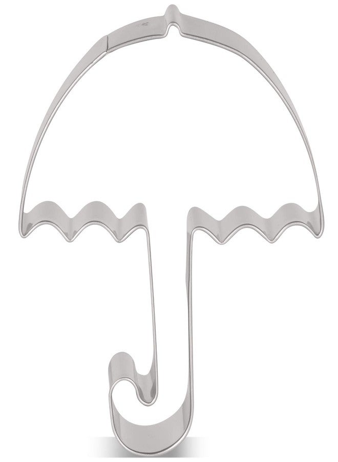 LILIAO Umbrella Cookie Cutter - 3.2 x 3.5 inches - Stainless Steel - Image 1