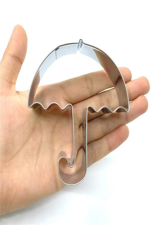 LILIAO Umbrella Cookie Cutter - 3.2 x 3.5 inches - Stainless Steel - Image 2