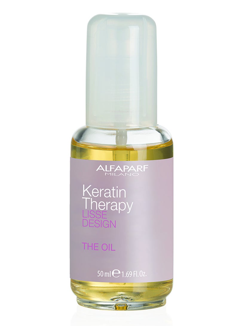 ALFAPARF Milano Keratin Therapy Lisse Design The Oil 50ml - Image 1