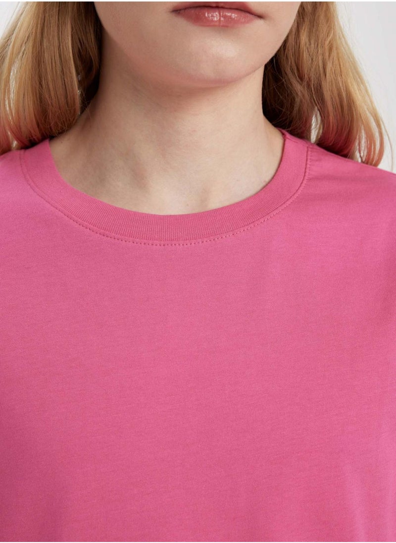 DeFacto - Regular Fit Crew Neck Short Sleeve T-Shirt - Image 1
