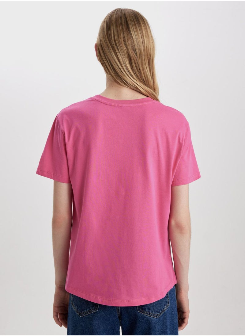DeFacto - Regular Fit Crew Neck Short Sleeve T-Shirt - Image 1