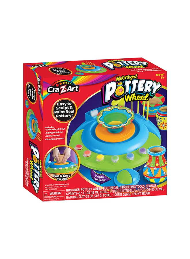 CraZart Red Box عجلة الفخار الكهربائية لتشكيل المواد - Image 1
