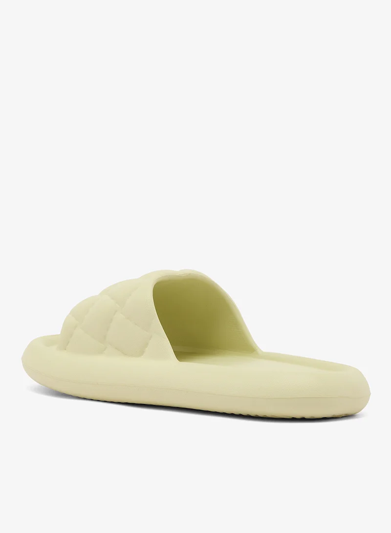 Ginger Quilted Slides