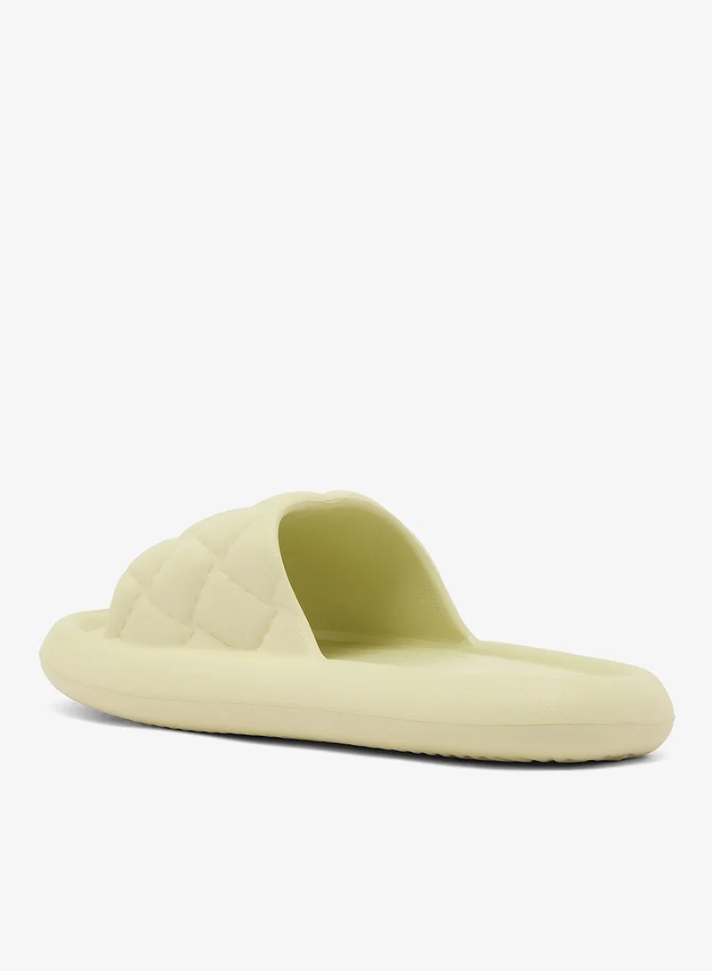 Ginger Quilted Slides