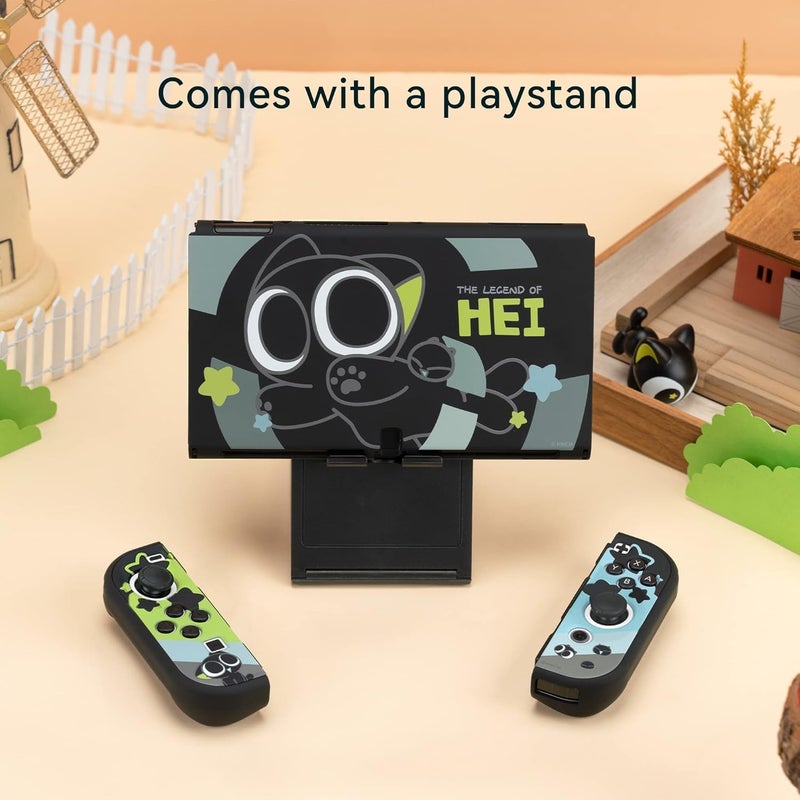 GeekShare غطاء جيك شير الواقي الرقيق المتوافق مع سويتش OLED وجهاز التحكم - امتصاص الصدمات ومقاوم الخدوش - سلسلة HEI - Image 5