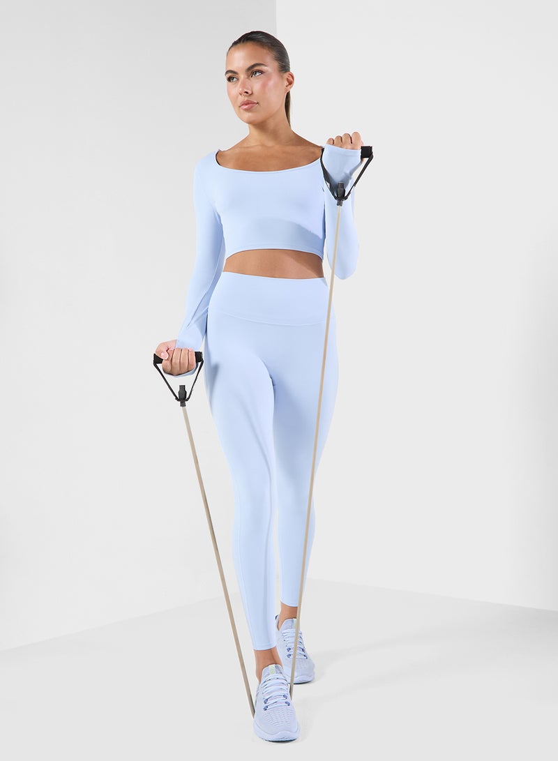 FRWD Hooded Soft Seamless Top & Leggings Set - Image 5