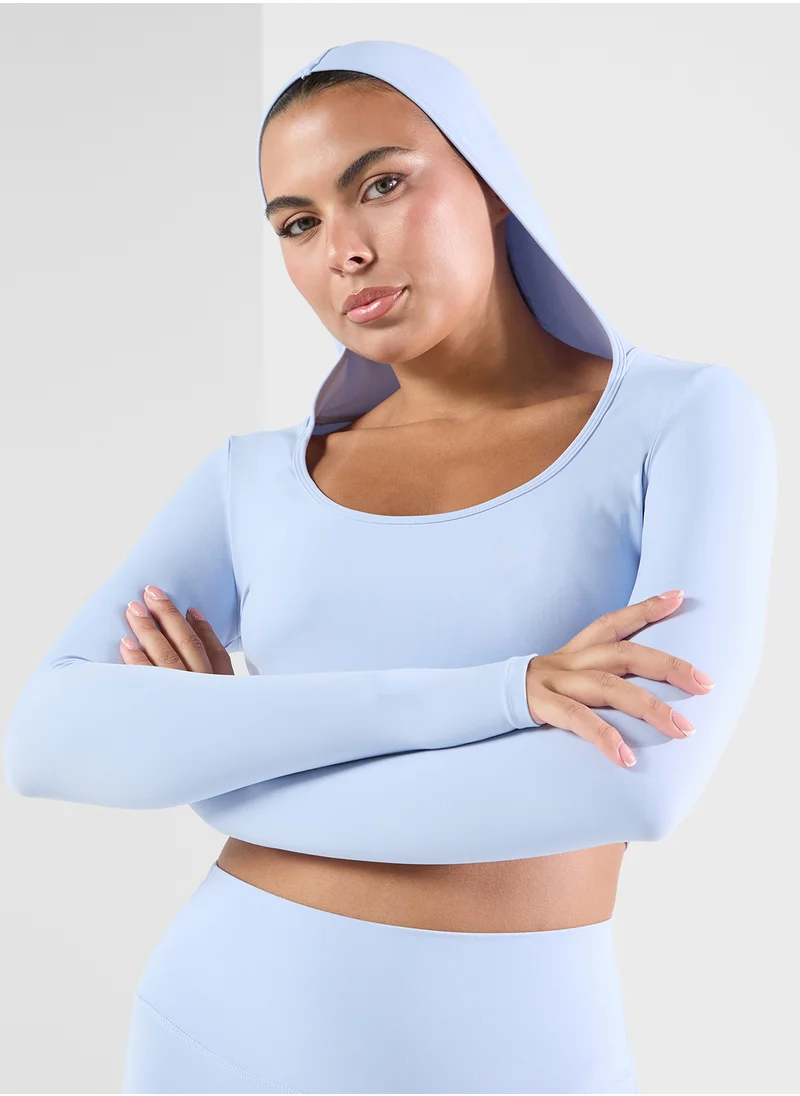 FRWD Hooded Soft Seamless Top & Leggings Set