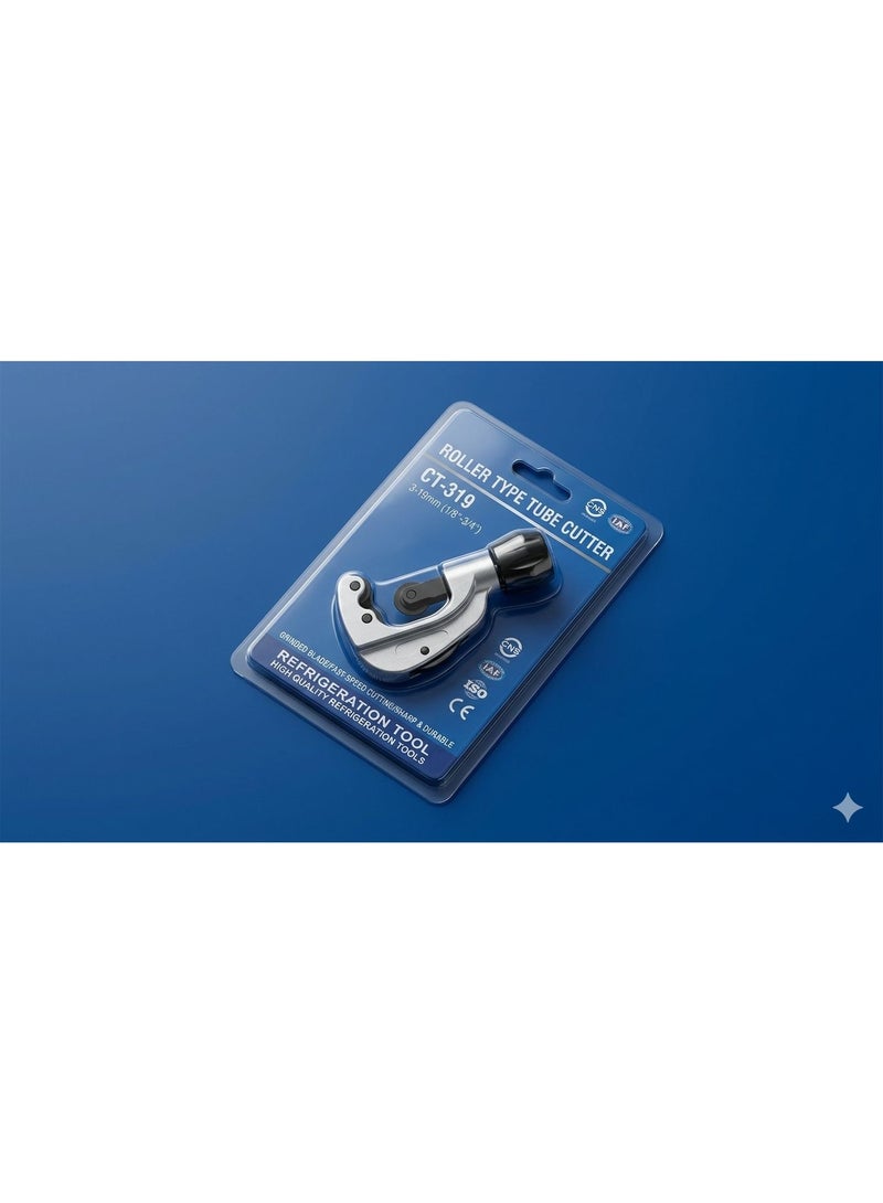 XPERT CT-319 Roller Type Tube Cutter – Heavy Duty Copper, Aluminum & Brass Pipe Cutting Tool for HVAC & Plumbing