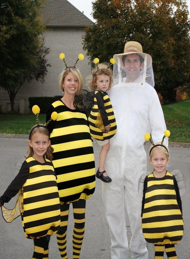 MCJC 4 PCS Adult Bumble bee Costume,Halloween Funny Animal Costume,Bee Costume Accessories Set - Image 3