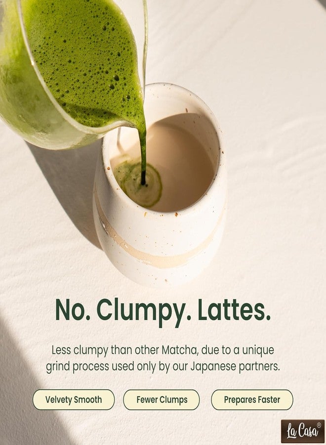 La Casa Japanese Matcha Green Tea Powder - Ceremonial Grade | 1st Harvest | 100% Pure, Vegan & Unsweetened | 15g | - Image 4