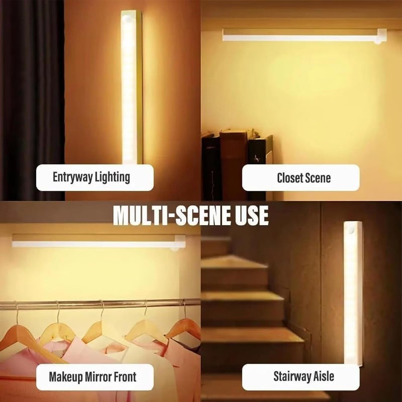Wardrobe Light with Motion Sensor – Dimmable LED Lamp, Wardrobe Light, 25 cm 3 Levels LED Lamp for Kitchen, Bedroom, Staircase, Hallway, Wall Pantry and Garage - Image 5