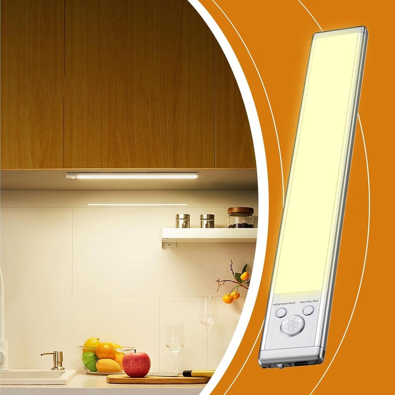 Wardrobe Light with Motion Sensor – Dimmable LED Lamp, Wardrobe Light, 25 cm 3 Levels LED Lamp for Kitchen, Bedroom, Staircase, Hallway, Wall Pantry and Garage - Image 3