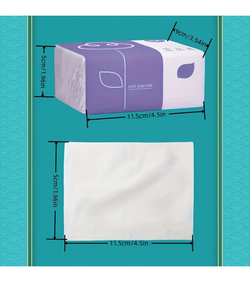 High Quality 4 Layer 240 Sheets Paper Multipurpose Napkins Random Color - Image 2