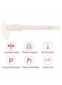 Salmue Eyebrow Tattoo Ruler, 8 Types Adjustable Golden Ratio Microblading Tattoo Measuring Ruler Eyebrows Shape Balance Extension Stencil for Beginner or Professional User  - Image 4