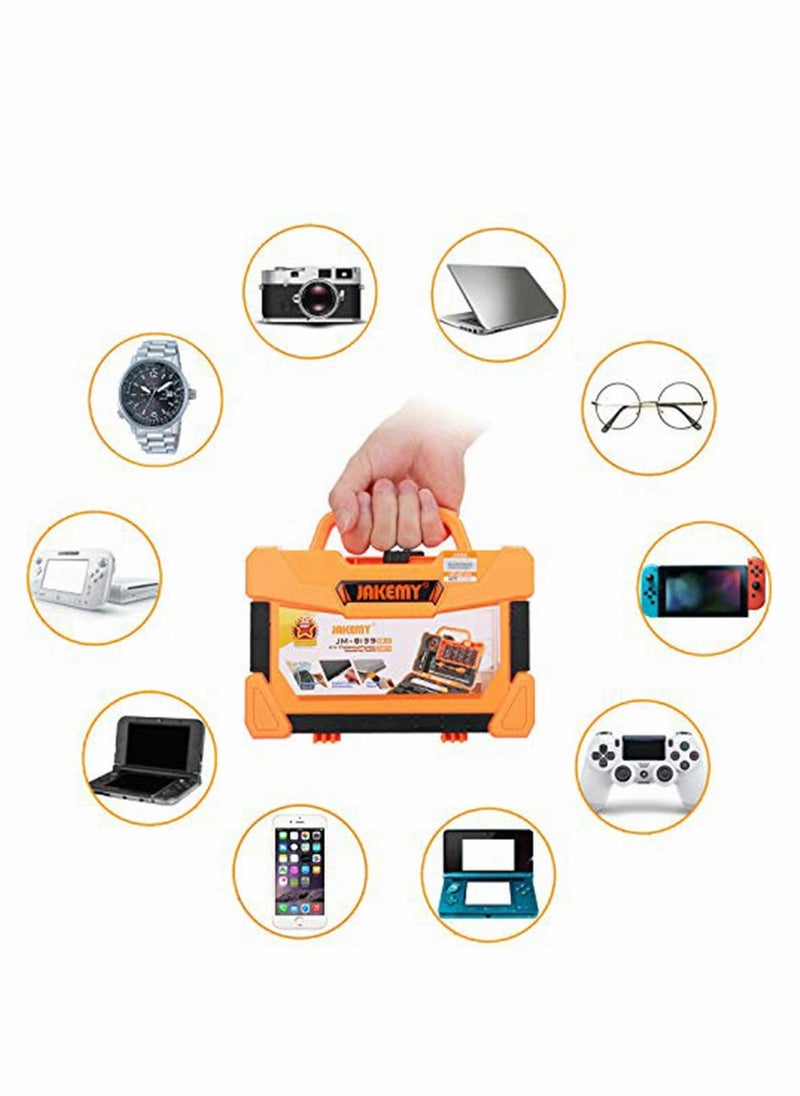Excefore - Precision 45 in 1 Screwdriver Set Repair Maintenance Kit Tools for iPhone, iPad, Samsung Cell Phone,Tablet PC, Laptop,Computer and Other Electronic Device (45 in 1) - Image 1