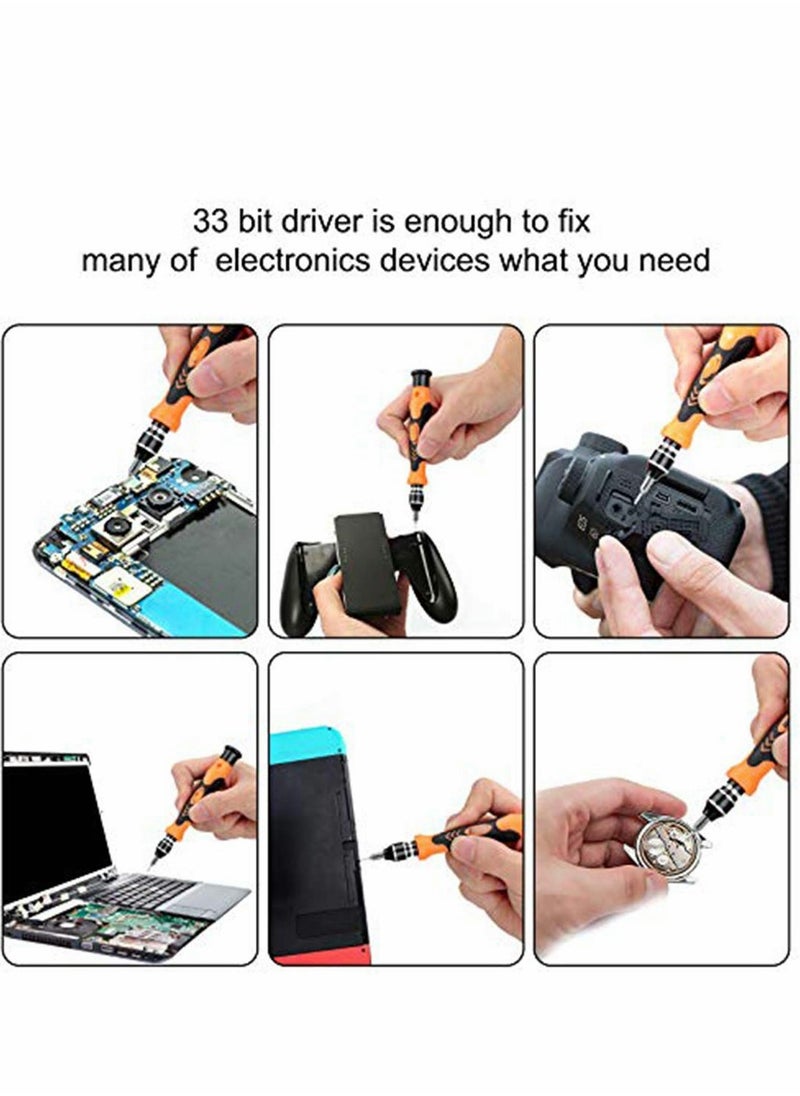 Excefore - Precision 45 in 1 Screwdriver Set Repair Maintenance Kit Tools for iPhone, iPad, Samsung Cell Phone,Tablet PC, Laptop,Computer and Other Electronic Device (45 in 1) - Image 1