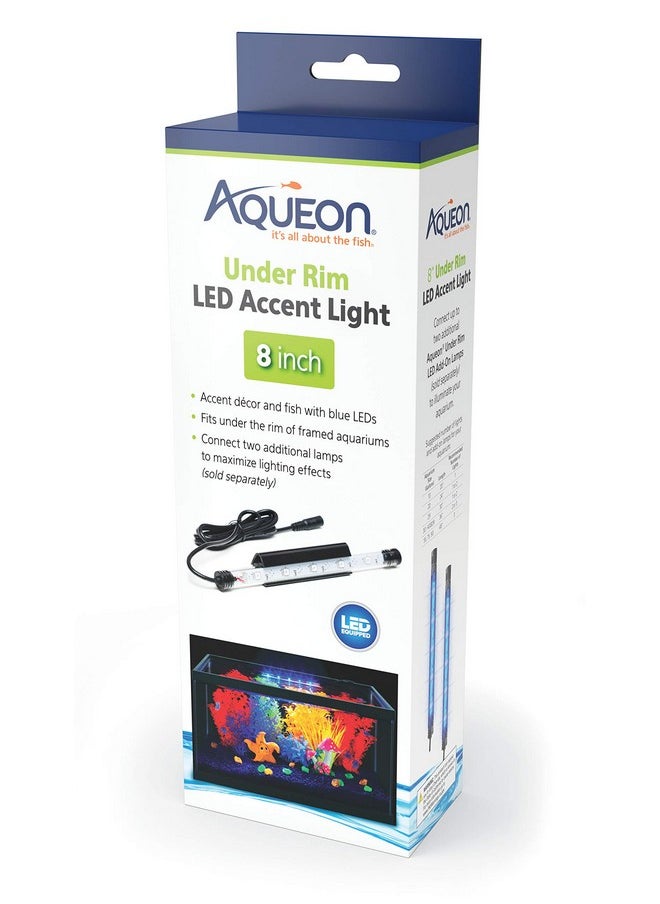 أكيون مصباح LED مميز أسفل الحافة من Aqueon مقاس واحد  - Image 1