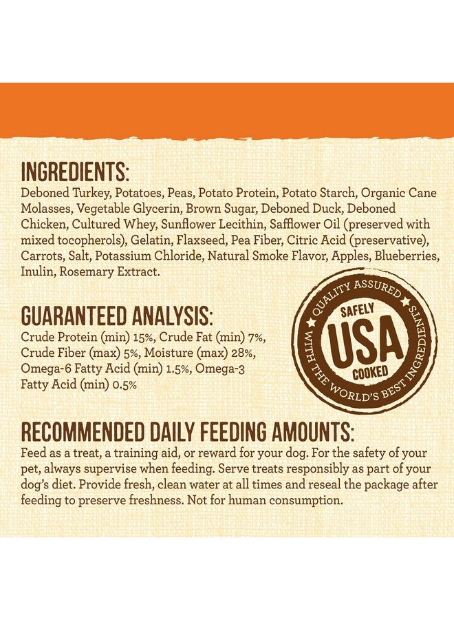 Merrick Lil’ Plates Grain Free Small Dog Treats, Natural Training Treats For Small Dogs, Teensy Turducken  5 Oz. Pouch - Image 5