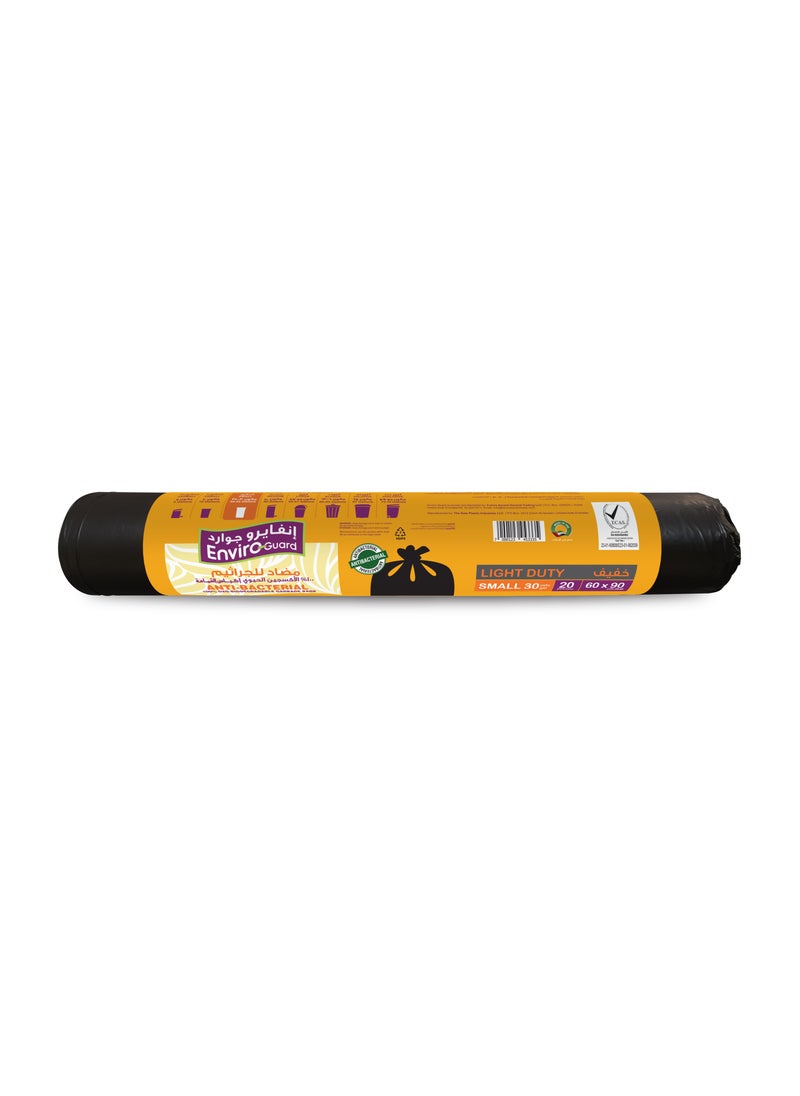 Enviro Guard Anti Bacterial Light Duty Small Garbage Bag Rolls 20 Pcs  - Image 1