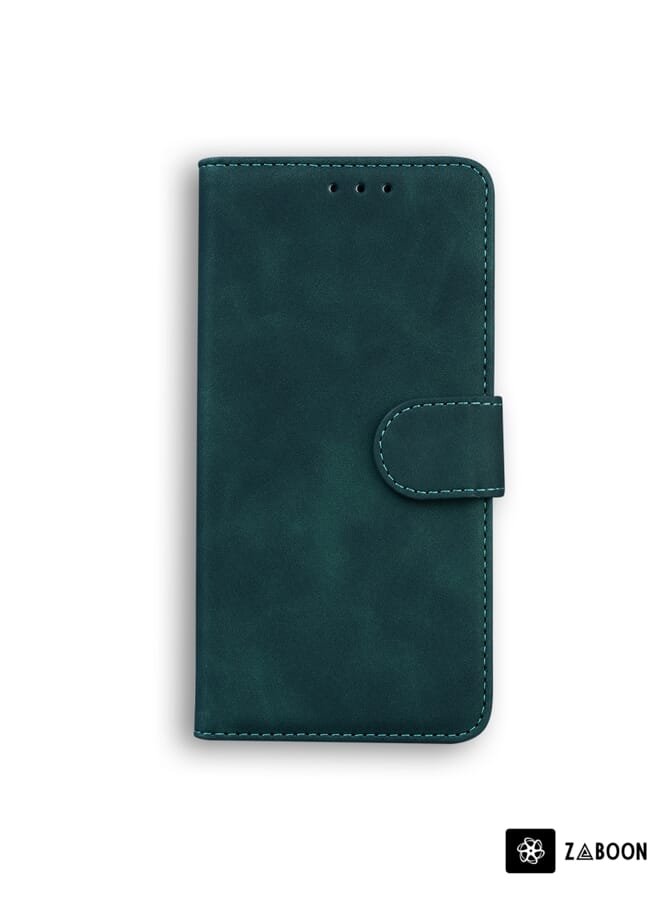 Green Tiger غطاء حماية لهاتف نوكيا جي 11 بلس مصنوع من الجلد بلون نقي وملمس ناعم - Image 2