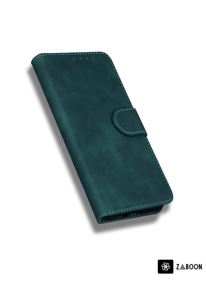 Green Tiger غطاء حماية لهاتف نوكيا جي 11 بلس مصنوع من الجلد بلون نقي وملمس ناعم - Image 4