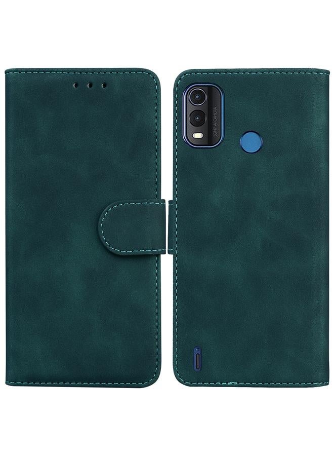 Green Tiger غطاء حماية لهاتف نوكيا جي 11 بلس مصنوع من الجلد بلون نقي وملمس ناعم - Image 1