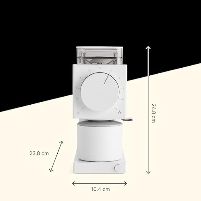 FELLOW Gen 2 Ode Coffee Grinder  Electric Coffee Grinder With Cone Grinder  Coffee Bean Grinder With 31 Settings For Drip French Press  Cold Brew  Matte White - Image 3