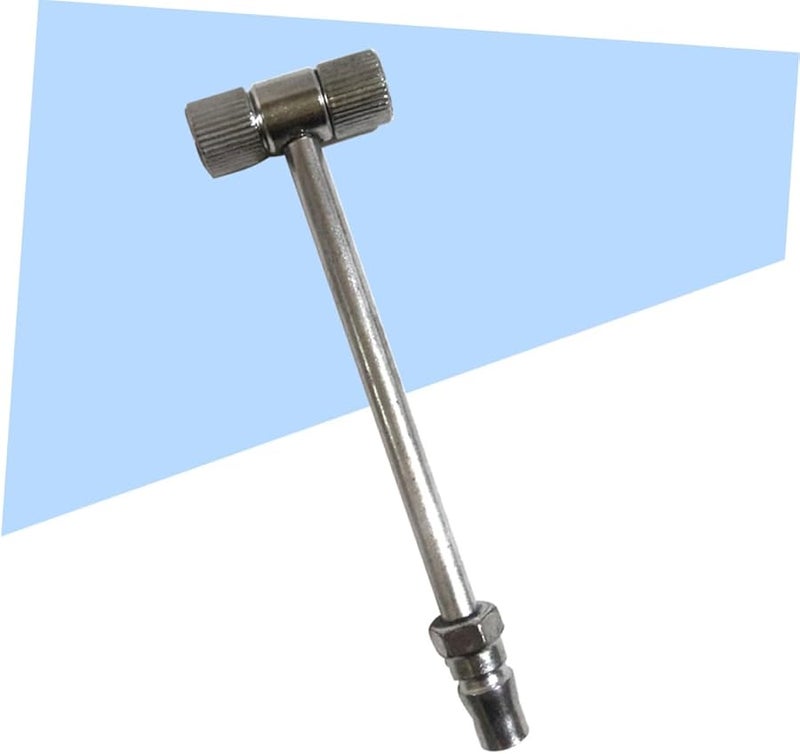 Metal Tire Inflation Chuck Set 2pcs Dual Side Air Pole for Car Motorcycle - Image 4