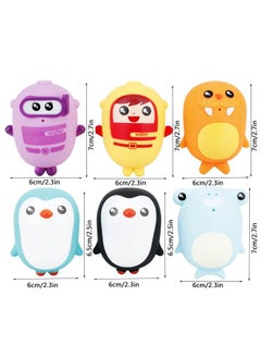 NIBEMINENT 6Pcs Baby Bath Floating Infant Shower Toy Early Educational Water Spraying Sound Toy6Pcs  - Image 3