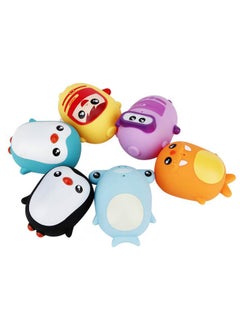 NIBEMINENT 6Pcs Baby Bath Floating Infant Shower Toy Early Educational Water Spraying Sound Toy6Pcs  - Image 1