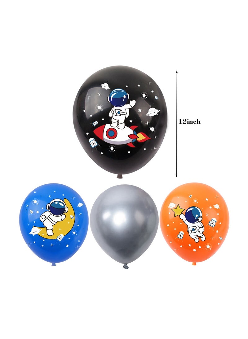 Excefore - Outer Space Party Balloons55PCS Birthday Party Decorations Universe Space Theme Supplies Astronaut Balloon Happy Birthday Banner Space Party Supplies For Decorations for Birthday Party - Image 1