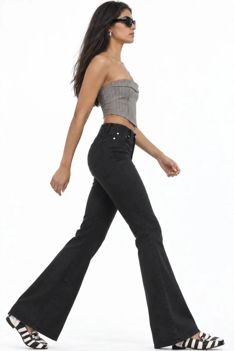 Squalo Black SQUALO Cotton Pants for Women | Best Price UAE
